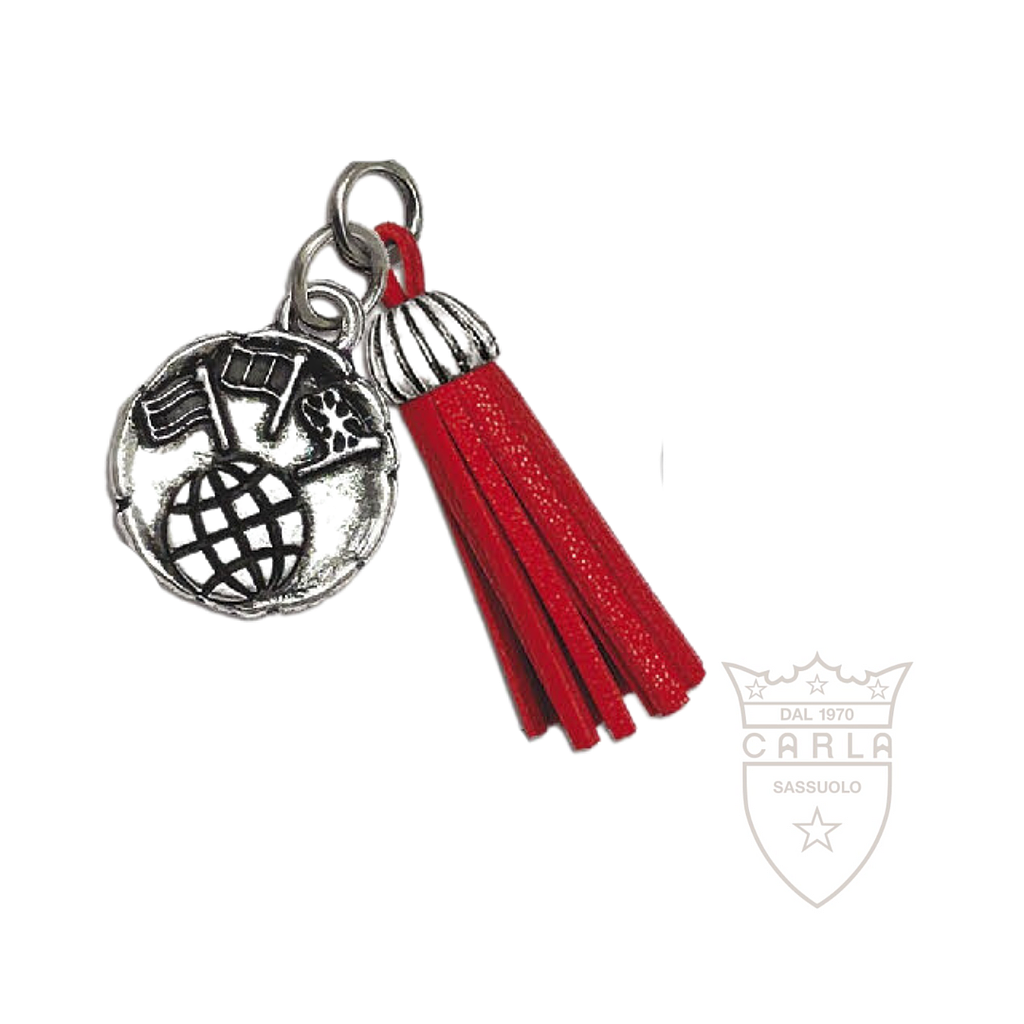 6.0 CIONDOLO LINGUE NAPPA ROSSA